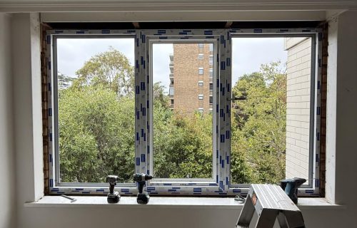 Acoustic glass windows Melbourne interior installation for blocking outside noise